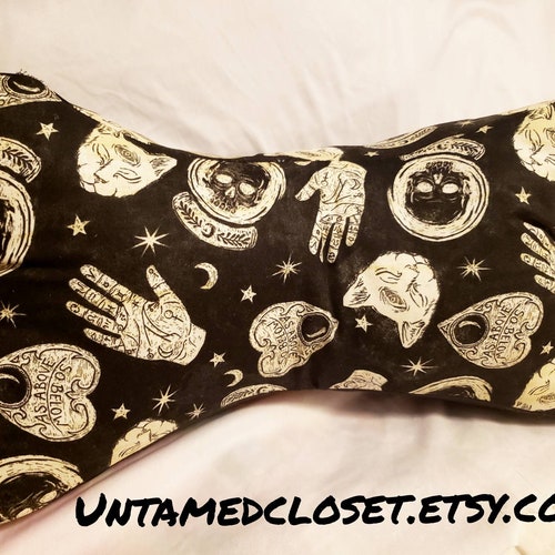 Occult Pillow - Bone Pillow - Travel Pillow - Neck Pillow