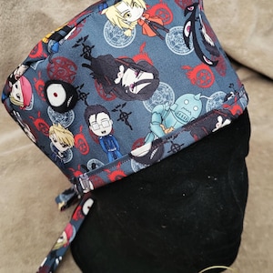 Anime Scrub Cap - Surgical Scrub Cap - Medical Scrub Caps