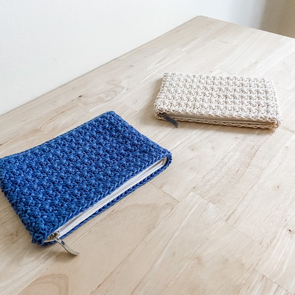 Crochet makeup bag pattern - Small pouch crochet pattern - Crochet clutch pattern - Crochet pattern for women's gift - The Star Pouch