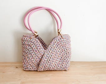 Häkelanleitung - Frühlingsblumen Tasche (PDF-Muster)
