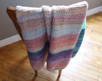 Beginner crochet pattern for stroller sized baby blanket crochet pattern- The Bailey Baby Blanket