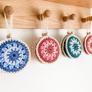 Mandala crochet ornament pattern - Easy crochet Christmas ornament pattern - Crochet holiday decor pattern - The Noel Ornaments pattern