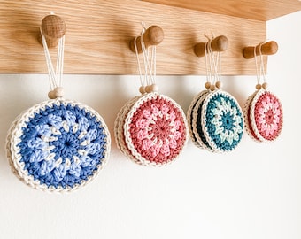 Mandala crochet ornament pattern - Easy crochet Christmas ornament pattern - Crochet holiday decor pattern - The Noel Ornaments pattern