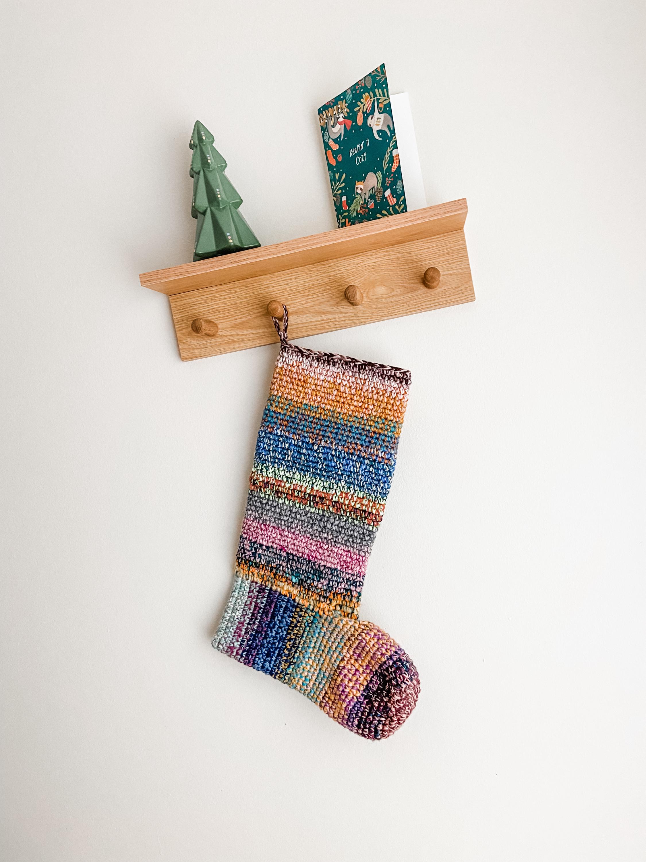 30 Christmas Stocking Crochet Patterns for Handmade Holiday Keepsakes 29 Easy Scrap-Yarn Christmas Stocking Pattern