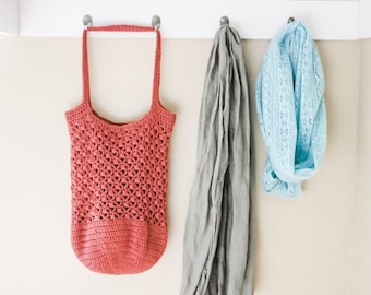 Nadia Market Bag Crochet Pattern – Easy Summer Tote, Boho Style (PDF Download)