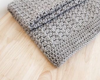 Easy Crochet Baby Blanket Pattern – Unisex Stroller Size (PDF Pattern)
