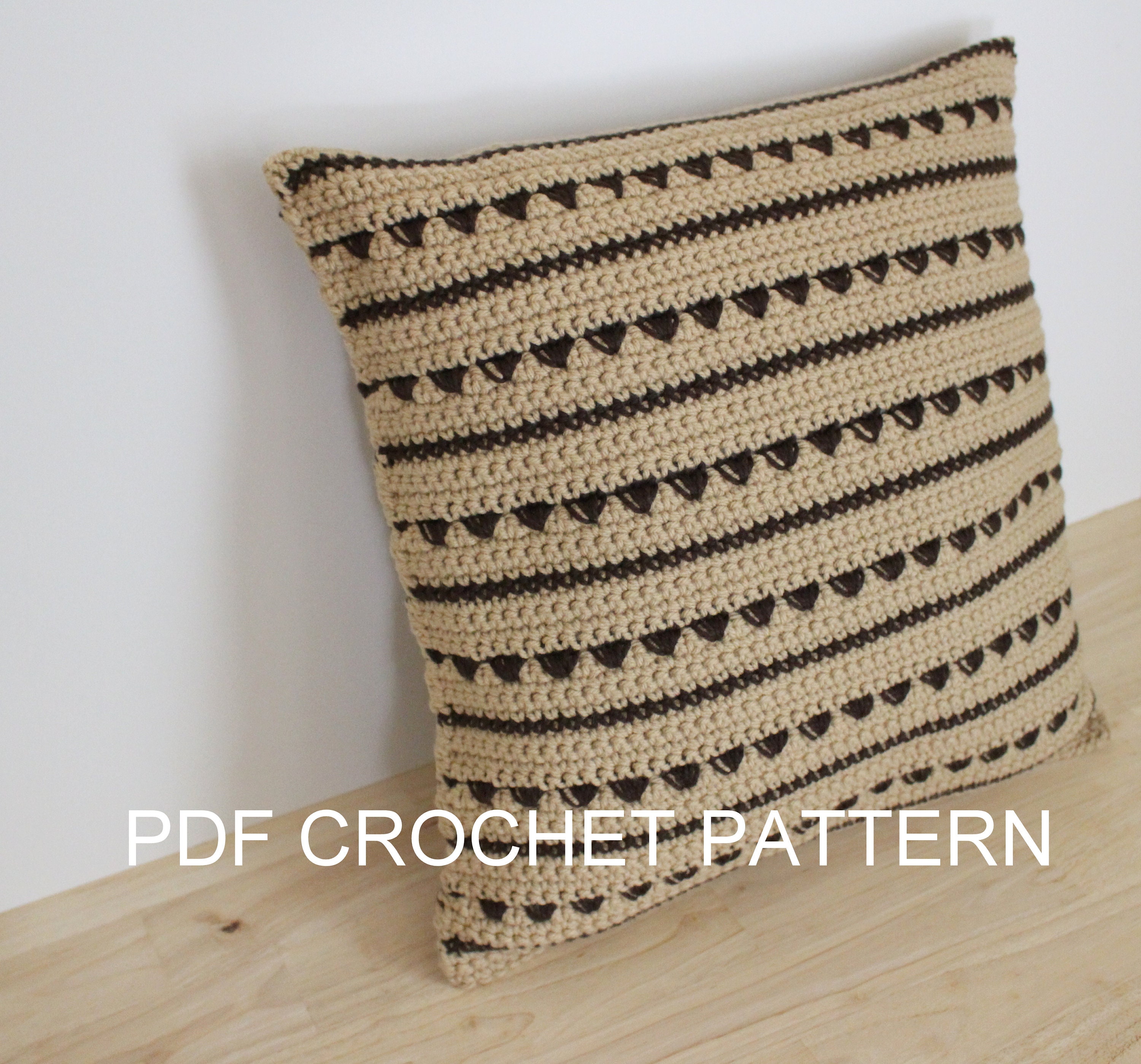 Pattern Easy Crochet Pillow Pattern Southwestern Crochet Etsy