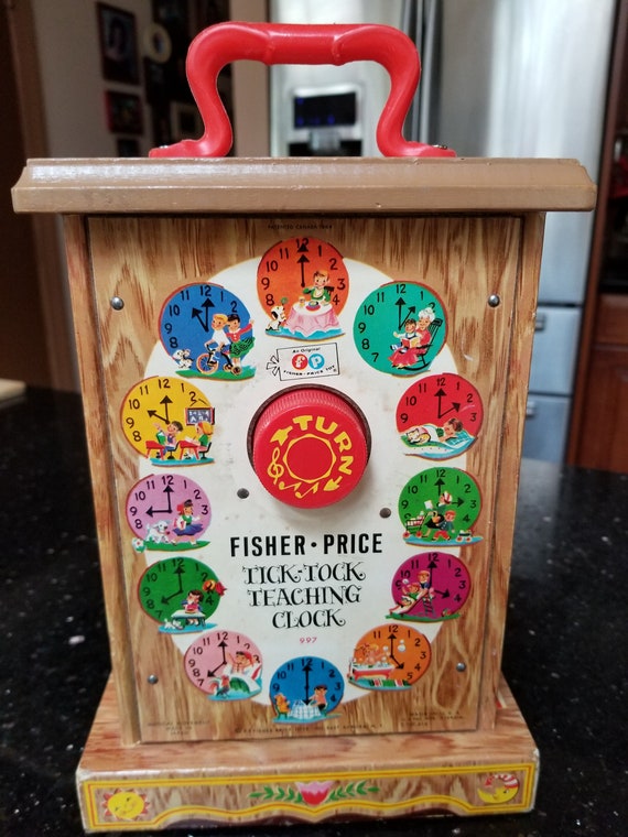 fisher price tick tock teaching clock
