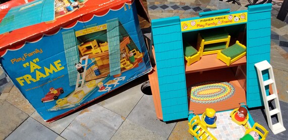 vintage fisher price a frame house