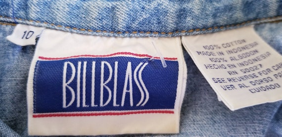 Vintage Bill Blass Denim Dress - Size 10