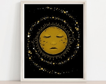 New Moon Celestial Art Print