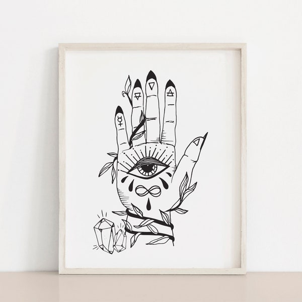 Palmistry Art Print