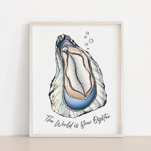 The World Is Your Oyster • Vulva Art Print