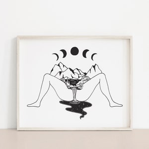 Mother Nature • WAP - Art Print B&W