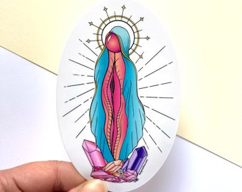Holy Vulva Vinyl Sticker