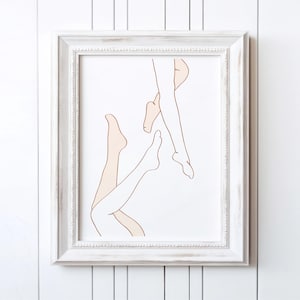 Legs Minimalist Art Print