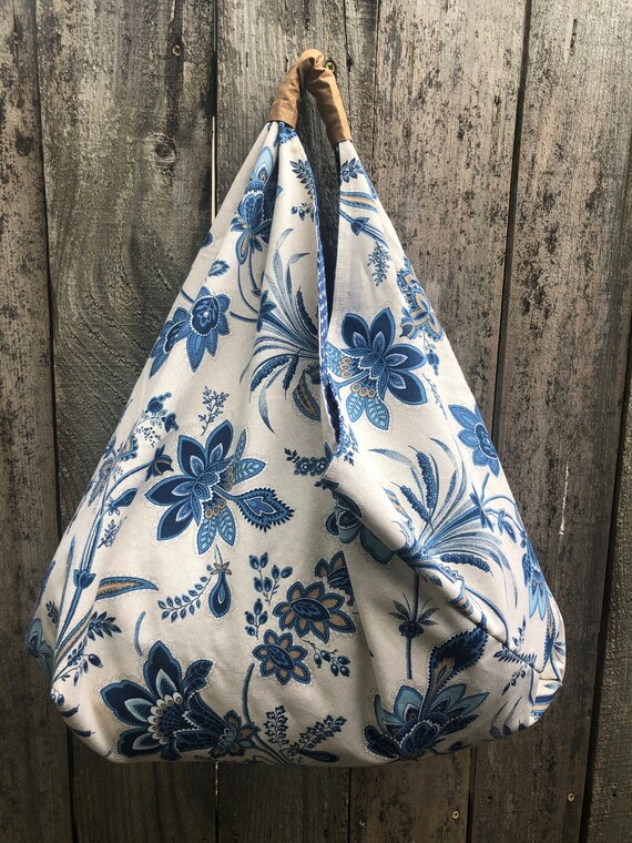 Large Origami Bag Crochet Bag Knitting Bag Bento Bag Etsy