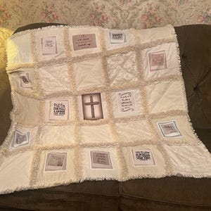 Scripture Lap Quilt, Bible Verse Lap Quilt, Encouragement Lap Quilt, Get Well Lap Quilt, sympathy lap quilt, ready to ship