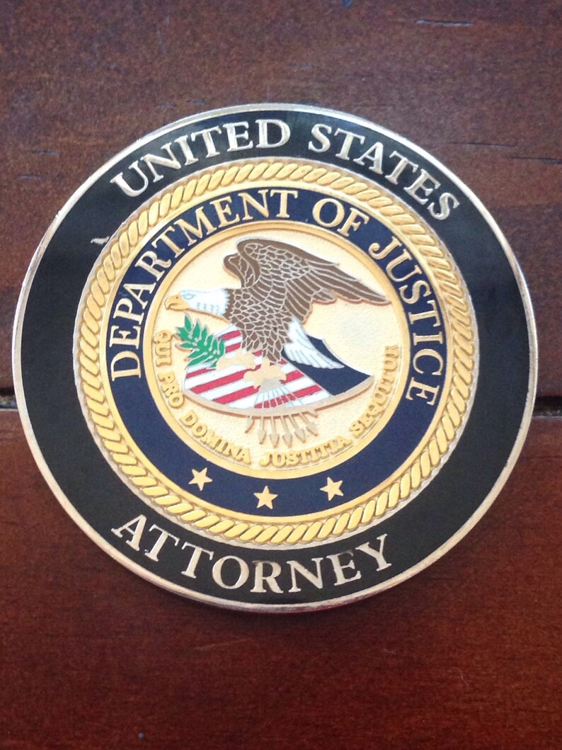 US Attorney DOJ Challenge Coin New Mexico Etsy