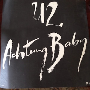 U2 1991 Concert Poster