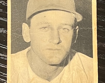 Tarjeta de béisbol Bowman de 1948 n.° 43 de Bruce Edwards, Brooklyn Dodgers