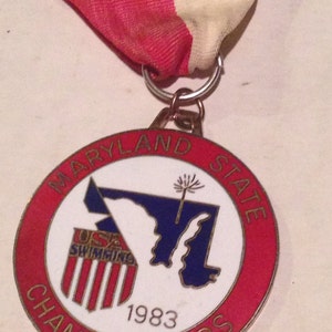 Maryland State Championships Medal Swimming