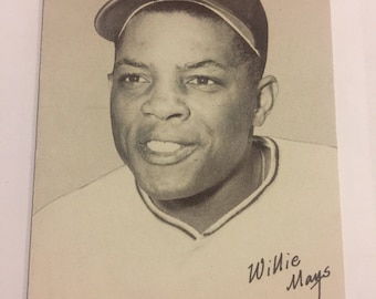 1947-66 tentoonstelling Willie Mays kaart