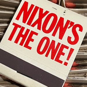 Box of 1968 Nixon Presidential Election Matches