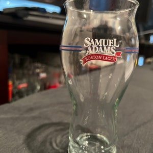 Sam Adams Tulip Pint Glass 6.5”