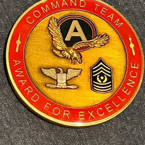 Army Central Command Kuwait Operation Desert Shield/Storm Challenge Coin