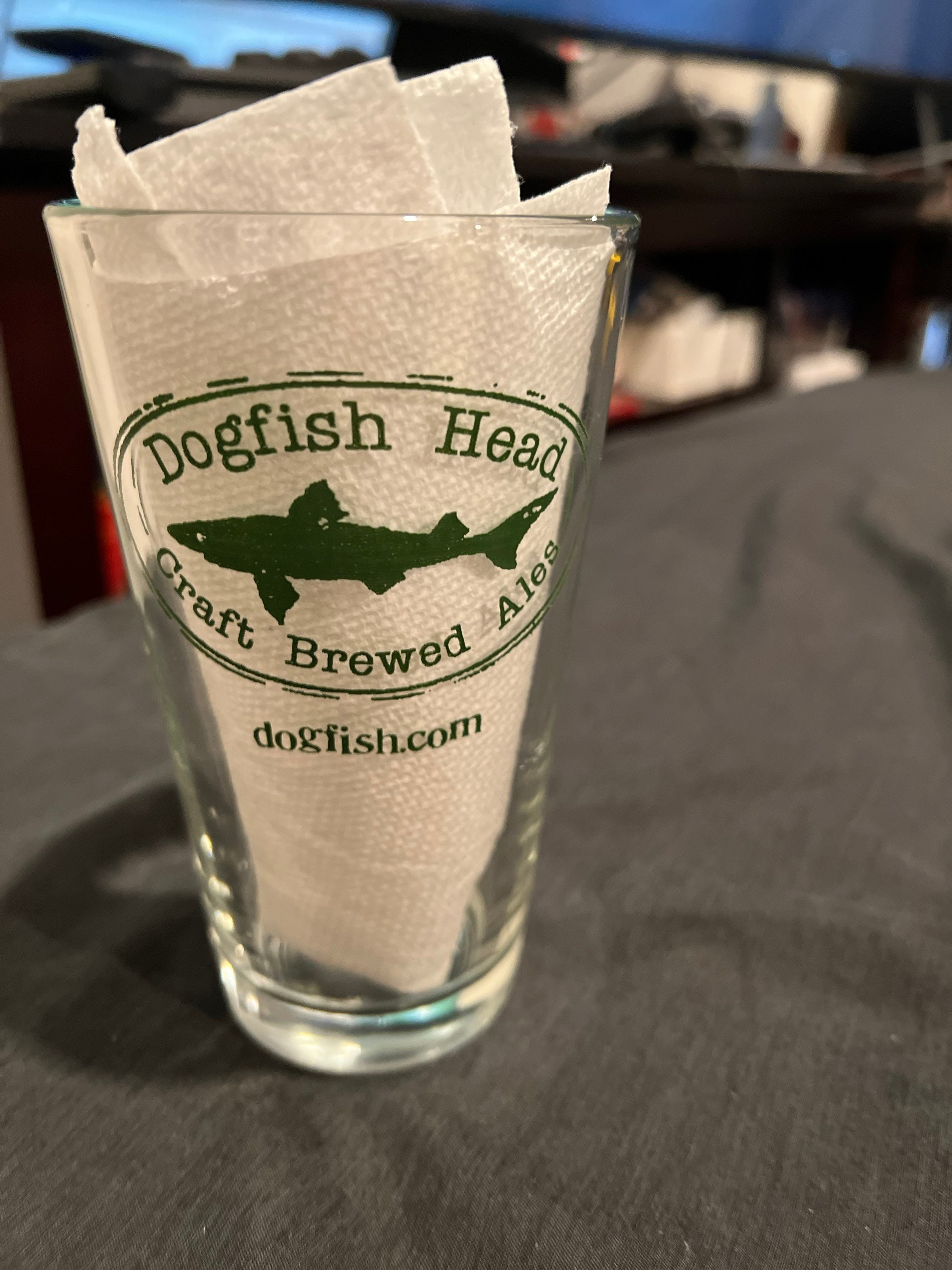 glasses, Dogfish Head Craft Brewed Ales