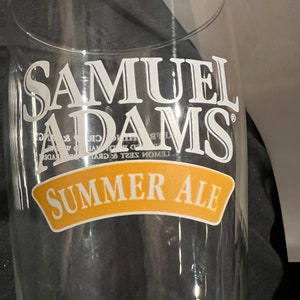 Sam Adams Summer Ale Pint Glass
