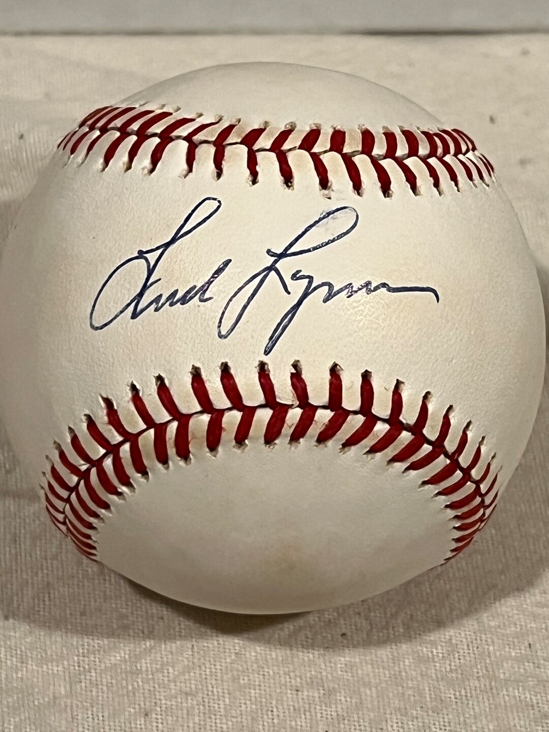 1975 A.L MVP Rookie of the Year Fred Lynn Signed Baseball Etsy