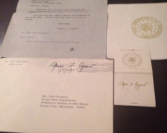 Vice President Spiro Agnew Lot 1971