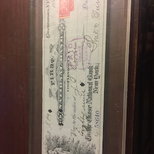 1899 Cooperstown Bank Check