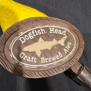 Dogfish Head Yellow Tap Handle