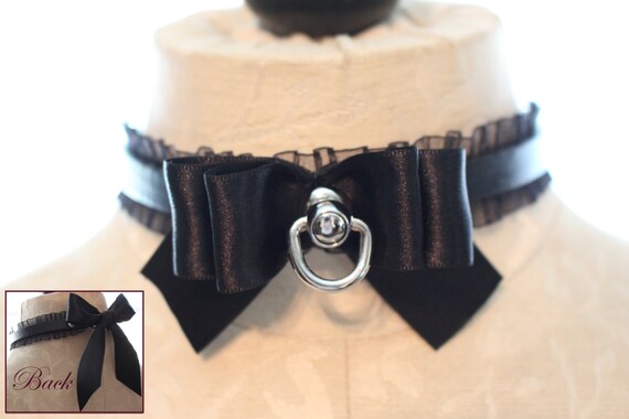 Leather Day Collar- NEW! Made to your size and your color!