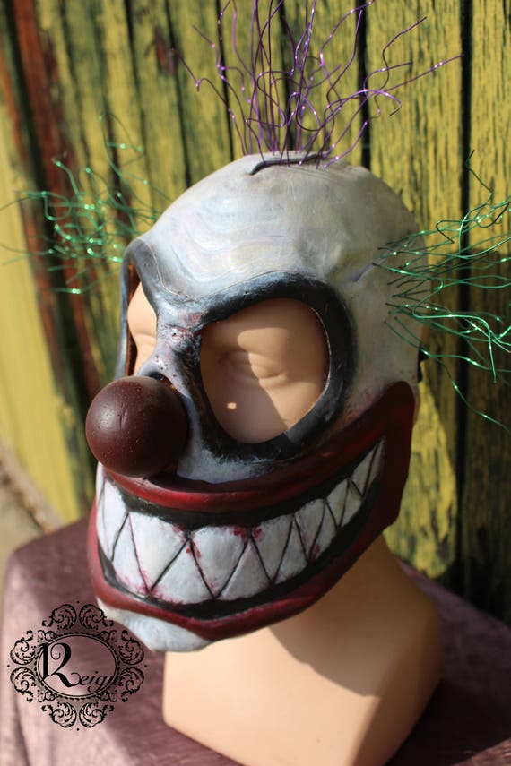 Leather Clown Mask - Chuckles