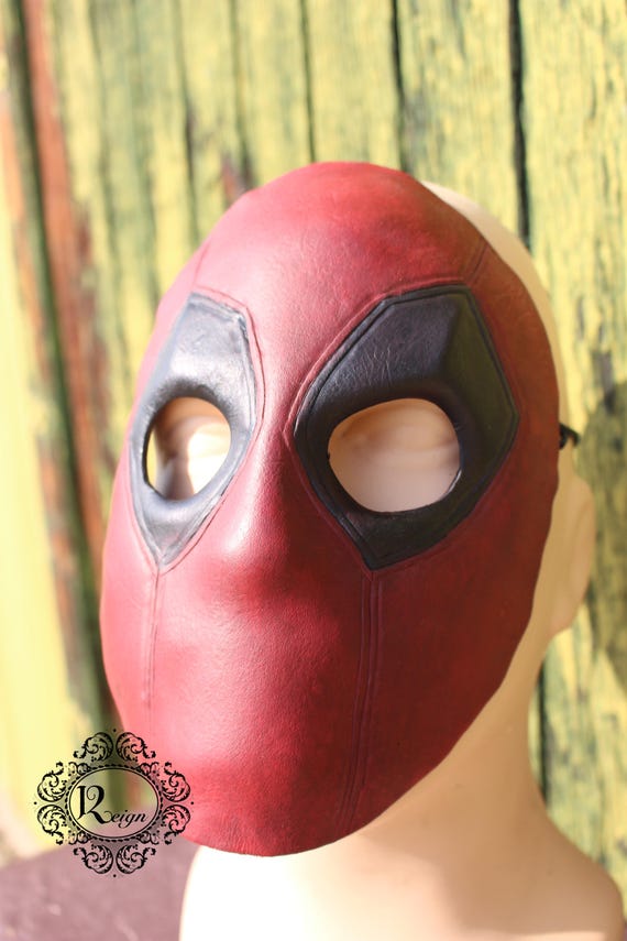 Deadpool Mask - Leather - Chimichangas NOT included!