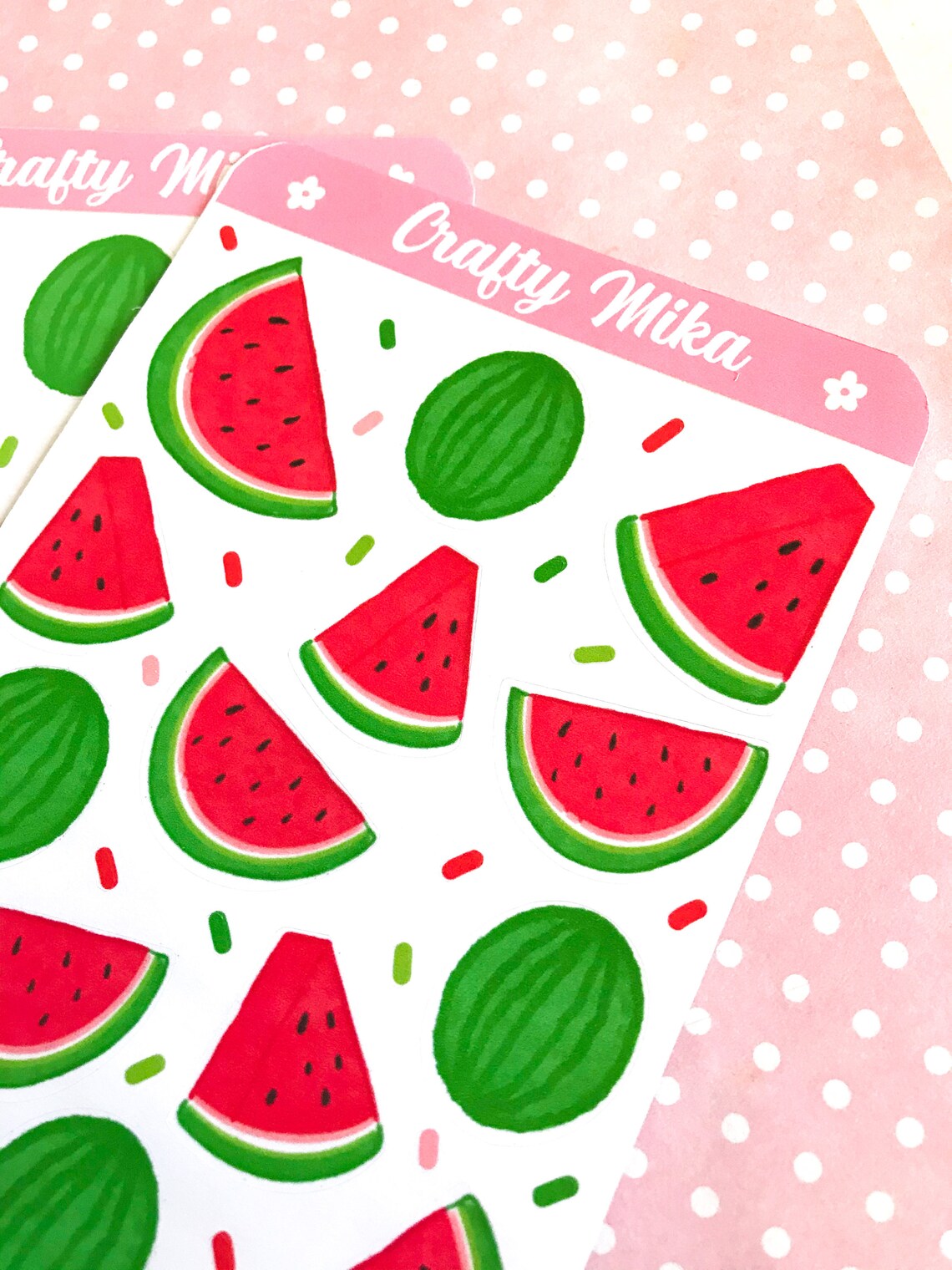 Watermelon planner stickers decorative scrapbook stickers Etsy
