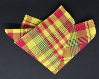 Pochette de costume / mouchoir de poche madras