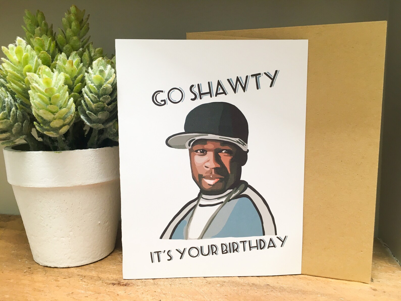 50 Cent Birthday Card Happy Birthday Card Funny Cards Etsy Australia