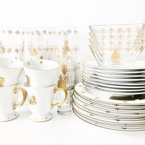 RARE Beauty & the Beast Dishes Set 34 PIECES -  Denmark