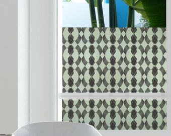 Harlequin In Black Privacy Window Film