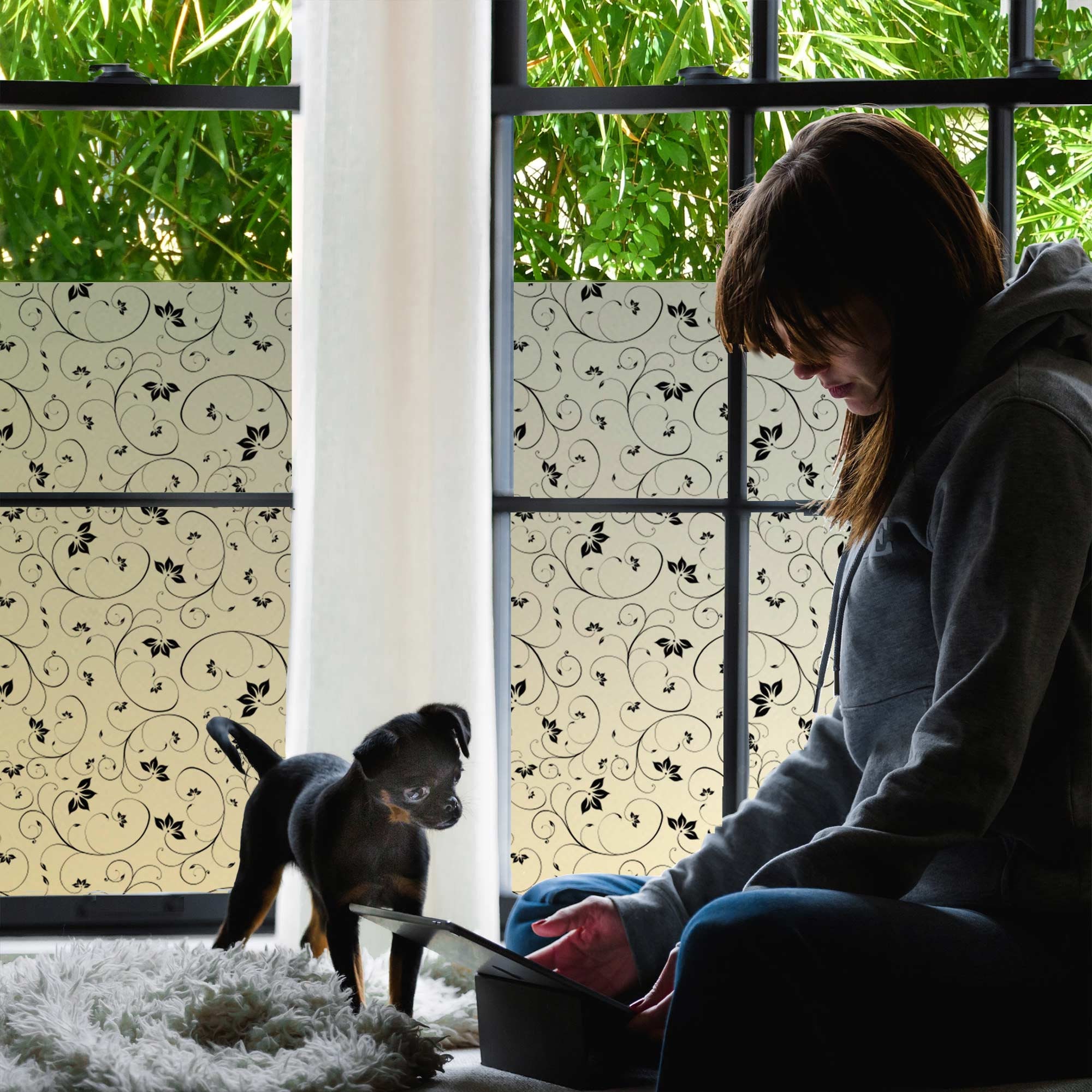 Window Privacy Gel ECO Friendly Privacy WINDOW Film | Pvc-free Window Cling | Adhesive ...