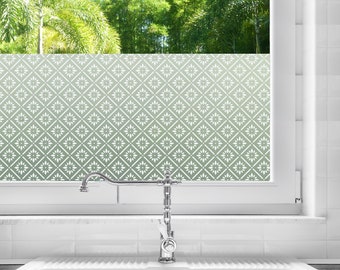 PRIVACY Window FILM | DIY Window Decal | Prevent Bird Collision | Waterproof Window Treatment | Peel & Stick | Jane Design, 4 Colors