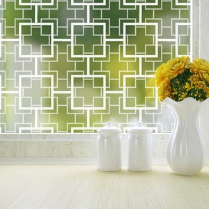 Peggy Modern Privacy Window Film - Standard 36 in. x 48 in.