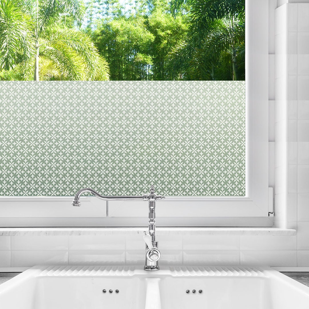 PRIVACY Window FILM Custom Size Window Decal Waterproof Bathroom