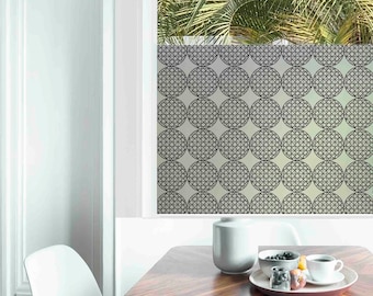 Atlas Privacy Window Film in Black