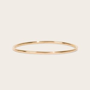 Gold Stacking Rings 14k Gold Filled Stacking Ring Ultra Thin Gold Ring Dainty Ring Midi Ring Minimalist Ring Gift for Her image 2